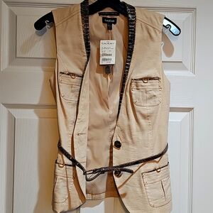 Bebe Vest with Snake print